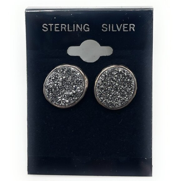 P3125 Silpada Sterling Silver CRYSTAL CAVE Earrings - Picture 1 of 2